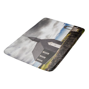 The Black Church Of Budir, Iceland Bath Mat