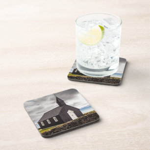 The Black Church Of Budir, Iceland Coaster