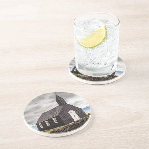 The Black Church Of Budir, Iceland Coaster