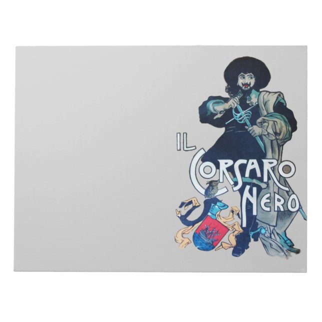 THE BLACK CORSAIR NOTEPAD (Front)