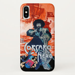 THE BLACK CORSAIR /Pirate Ship Battle In Red Case-Mate iPhone Case