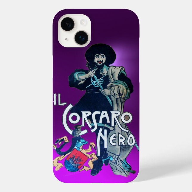 THE BLACK CORSAIR purple Case-Mate iPhone Case (Back)