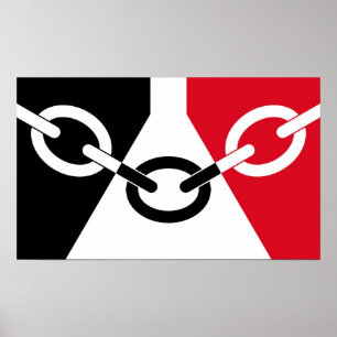 The Black Country Flag Poster