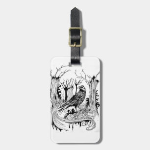 The Black Crow Luggage Tag