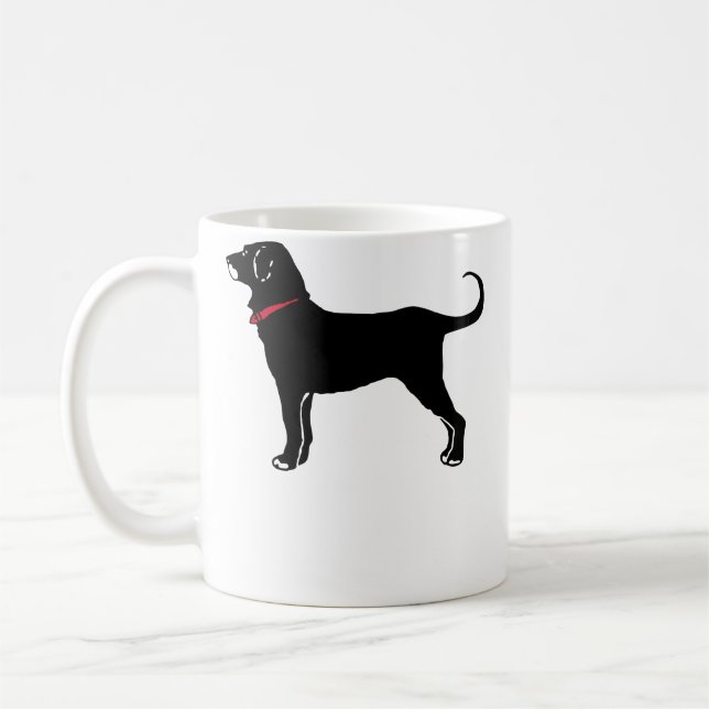 The Black Dog Coffee Mug (Left)