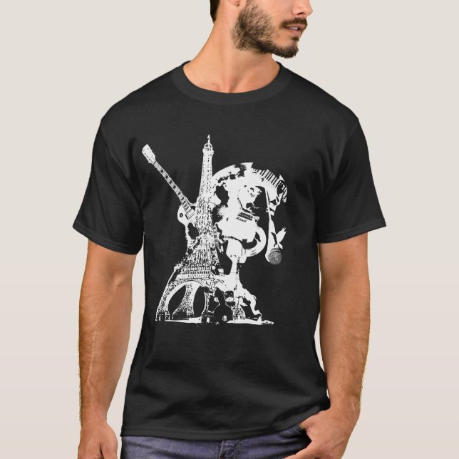 The-Black-Eiffel T-Shirt (Front)