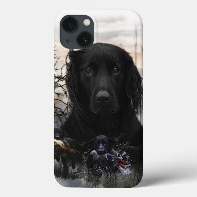 The Black Golden Retrievers   Case-Mate iPhone Case (Back)