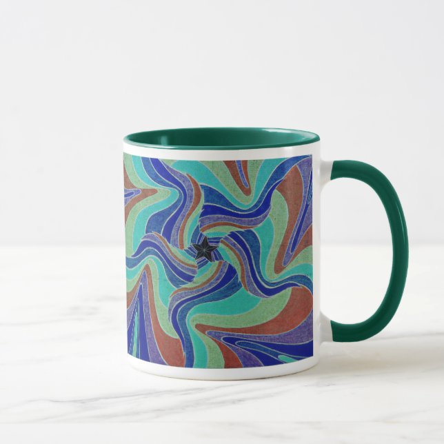 The Black Groovster Groovy Star Mug (Right)