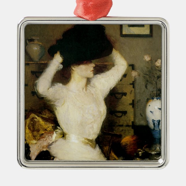 The Black Hat Metal Tree Decoration (Front)