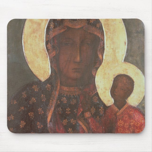 The Black Madonna of Jasna Gora Mouse Pad (Front)