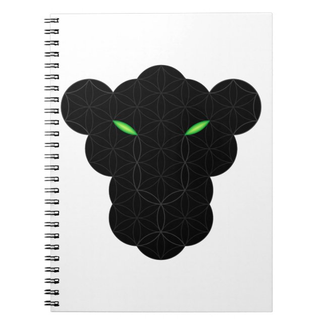 The Black Panther Of Life - Sacred Animals 01. Notebook (Front)