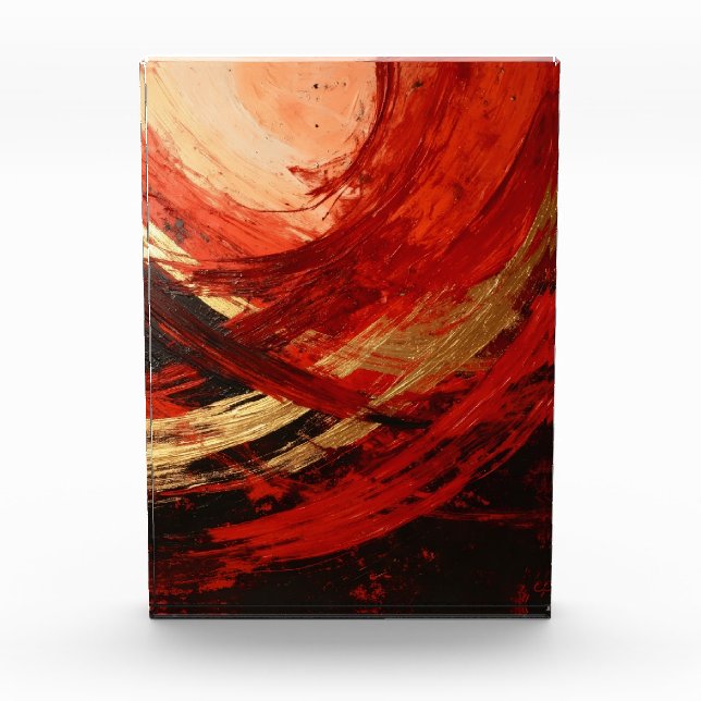The Black & Red Sweep Photo Block (Front)