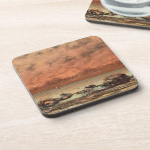 The Black Rocks at Trouville, 1865- 66 Coaster