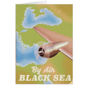 The black sea travel poster