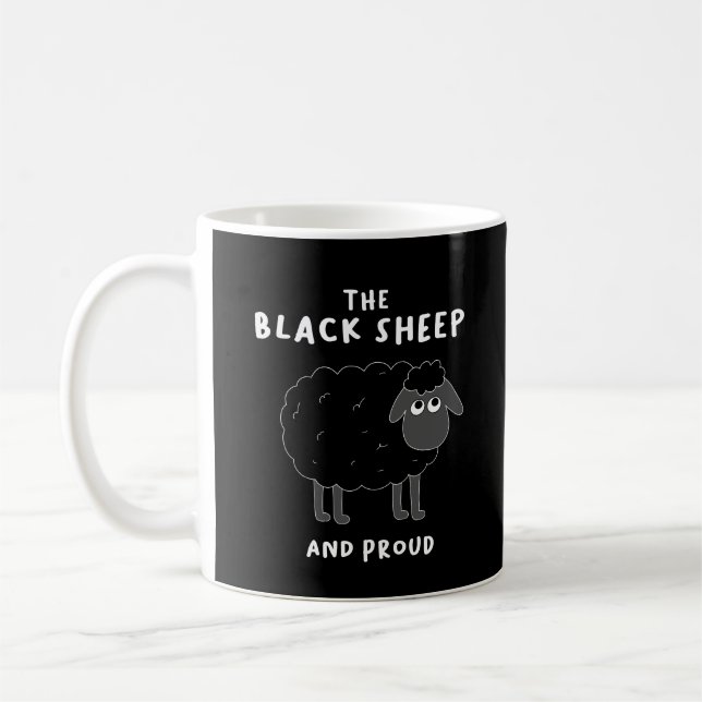The Black Sheep Coffee Mug (Left)