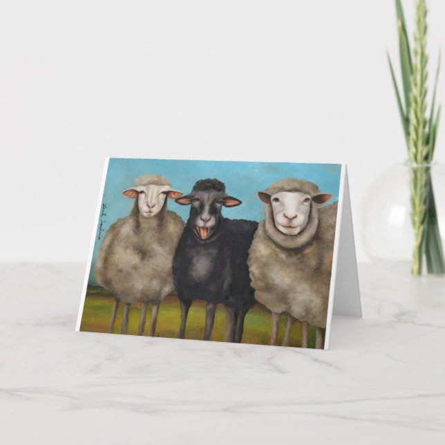 The Black Sheep Holiday Card (Front)
