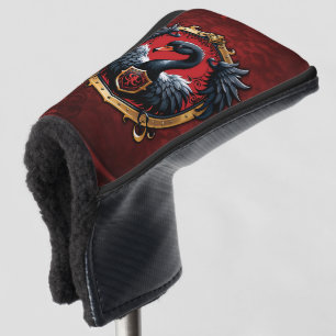 The Black Swan a symbol of elegance and power. Golf Head Cover