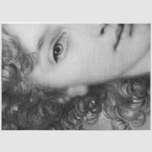 The Black & White Lady Tissue Paper