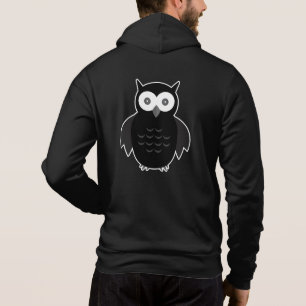 The Black & White Owl Hoodie