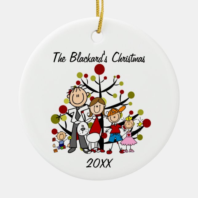 The Blackard's Christmas 2013 Ornament (Front)