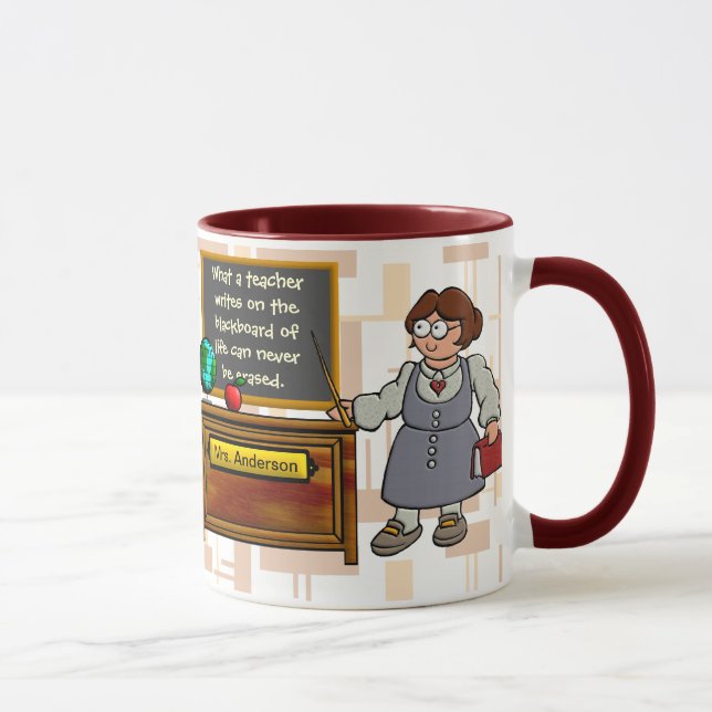 The Blackboard Of Life Mug (Right)