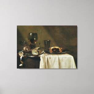 The Blackcurrant Tart, 1635 Canvas Print