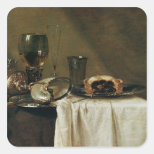The Blackcurrant Tart, 1635 Square Sticker