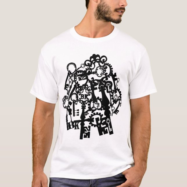 The Blackest Of Keys T-Shirt (Front)