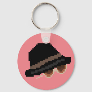 the blacklist Raymond Redington cap pixel art Key Ring