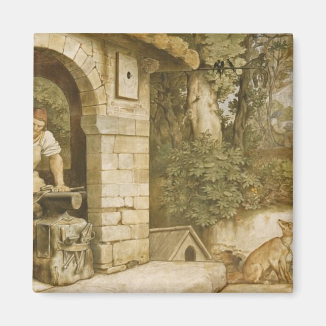 The Blacksmith of Ruhla, c.1854-55 Magnet (Front)