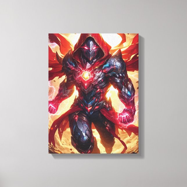 The Blazing Enforcer Canvas Print (Front)