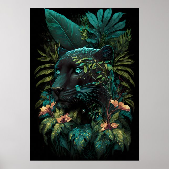 The Blazing Jungle: Domain of the Black Panther Po Poster (Front)