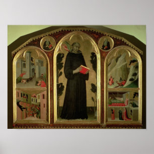 The Blessed Agostino Novello Altarpiece Poster