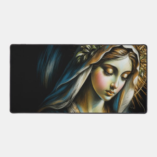 The Blessed Mother Desk Mat (Front)