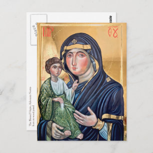 The Blessed Virgin - Advocata Nostra Icon Postcard