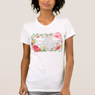 The blessing   Scripture Art   Numbers 6:24-26 T-Shirt