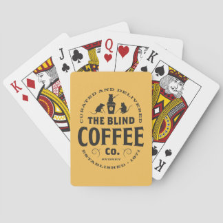 The Blind Coffee Co Custom Playing Cards