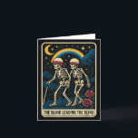 The Blind Leading The Blind Funny Tarot Card Skele<br><div class="desc">The Blind Leading The Blind Funny Tarot Card Skeleton</div>