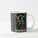 The Blind Leading The Blind Funny Tarot Card Skele Coffee Mug<br><div class="desc">The Blind Leading The Blind Funny Tarot Card Skeleton</div>