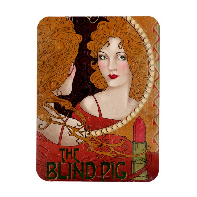 THE BLIND PIG™ Vintage Artwork Magnet (Vertical)