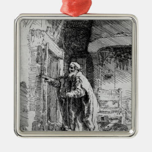 The blind Tobit, 1651 Metal Tree Decoration