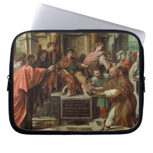 The Blinding of Elymas (cartoon for the Sistine Ch Laptop Sleeve