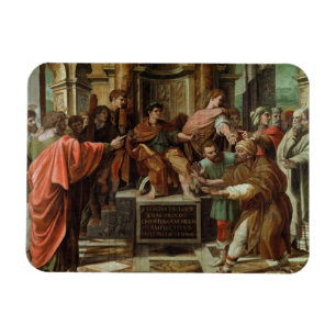 The Blinding of Elymas (cartoon for the Sistine Ch Magnet