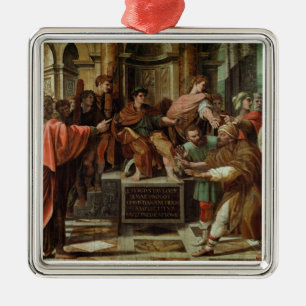 The Blinding of Elymas (cartoon for the Sistine Ch Metal Tree Decoration