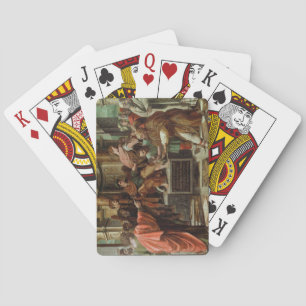 The Blinding of Elymas (cartoon for the Sistine Ch Playing Cards