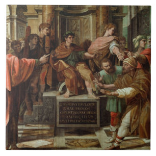 The Blinding of Elymas (cartoon for the Sistine Ch Tile