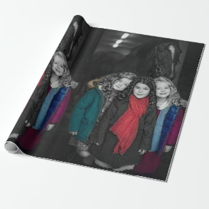 the block girls horse wrapping paper