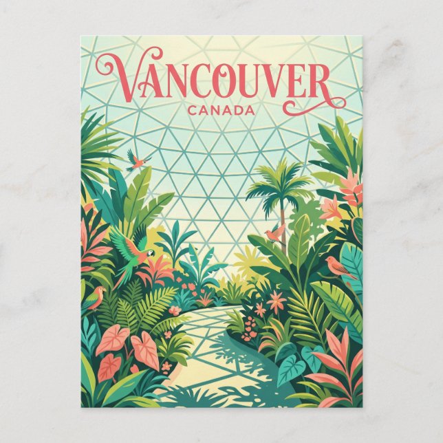 The Bloedel Conservatory Canada Postcard (Front)