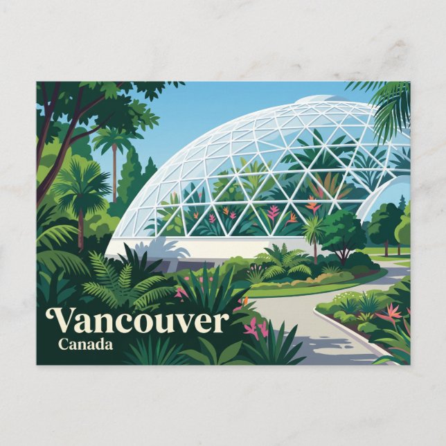 The Bloedel Conservatory Canada Postcard (Front)