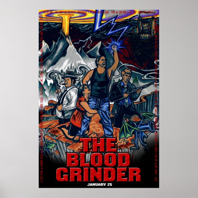 The Blood Grinder - Theatrical One-Sheet Poster (Front)